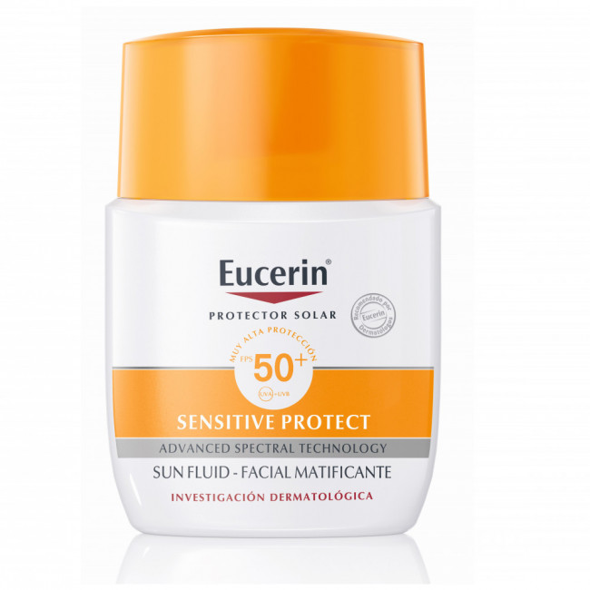 Eucerin  solar factor 50 matificante para pieles mixtas a grasas x 50 ml.