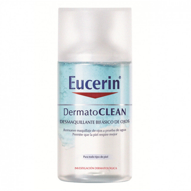 Eucerin dermato clean demaquillante limpiador bifásico x 125 ml.