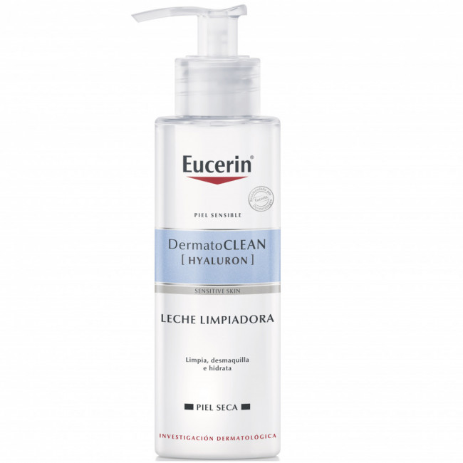 Eucerin dermatoclean leche de limpieza facial x 200 ml.