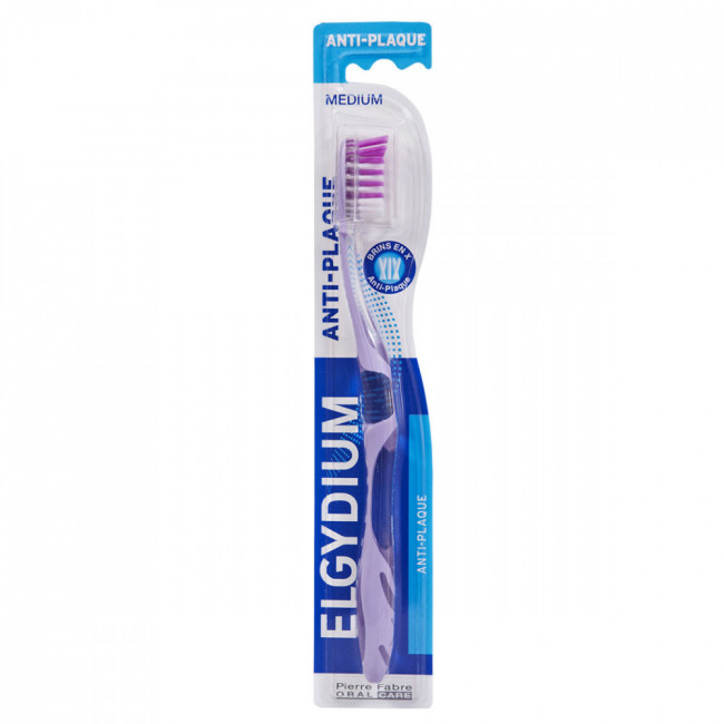 Elgydium cepillo dental anti-placa medium.