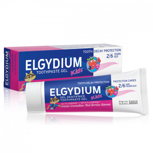 Elgydium crema dental kids berries x 50ml.