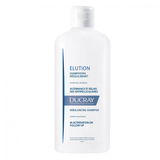 Ducray elution ng shampoo x 400 ml.