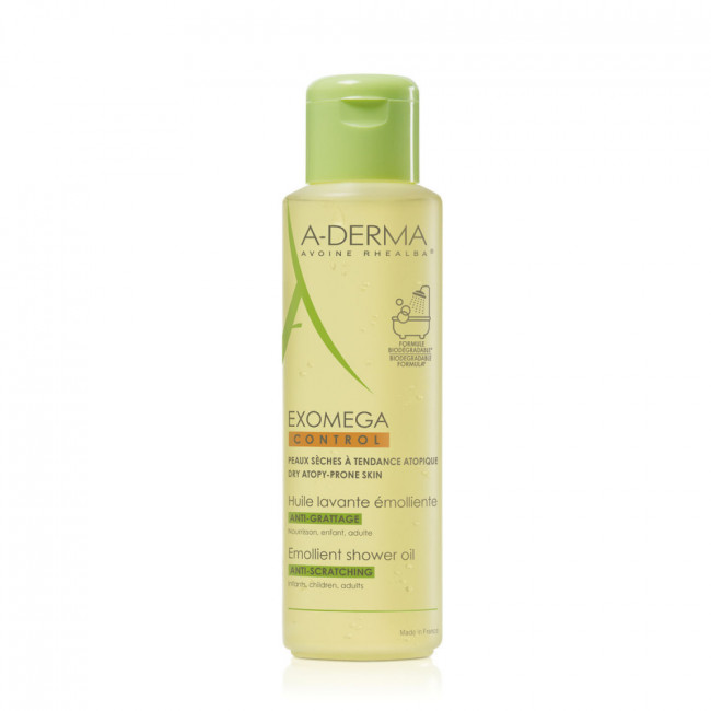 A-derma exomega control  aceite de ducha para pieles secas o atópicas x 200ml