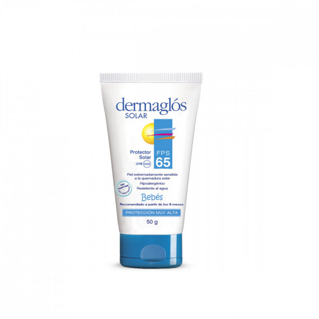 DERMAGLOS SOLAR F65 BEBES POMO 50 GRS