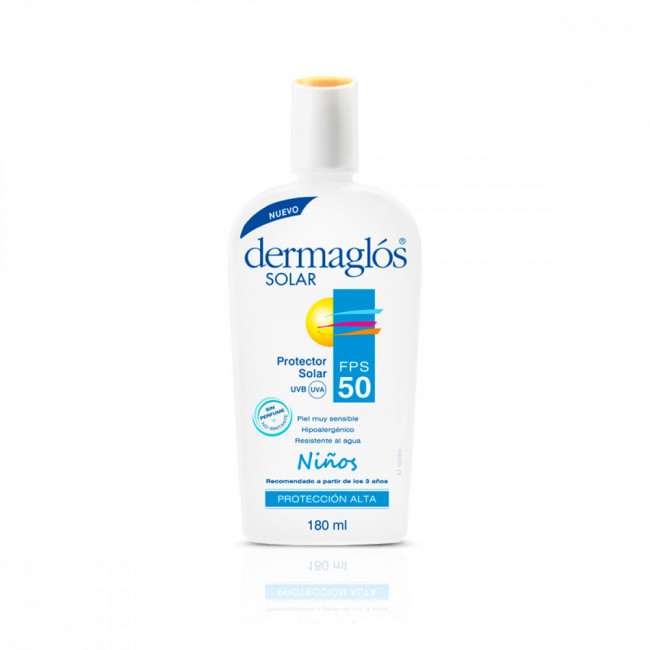 Dermaglos solar factor 50 emulsión niños x 180 grs.