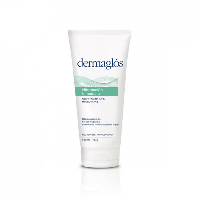 Dermaglos crema hidratación inmediata x 175 ml.