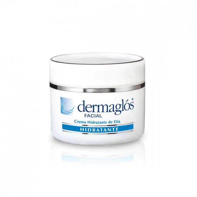 Dermaglos crema hidratante facial con factor de protección 12, hidratación profunda para pieles...