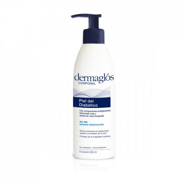 Dermaglos crema hidratante para pie diabético x 300 ml.