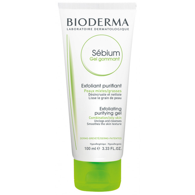 Sebium gommat gel crema exfoliante para pieles con acné x 100 ml.