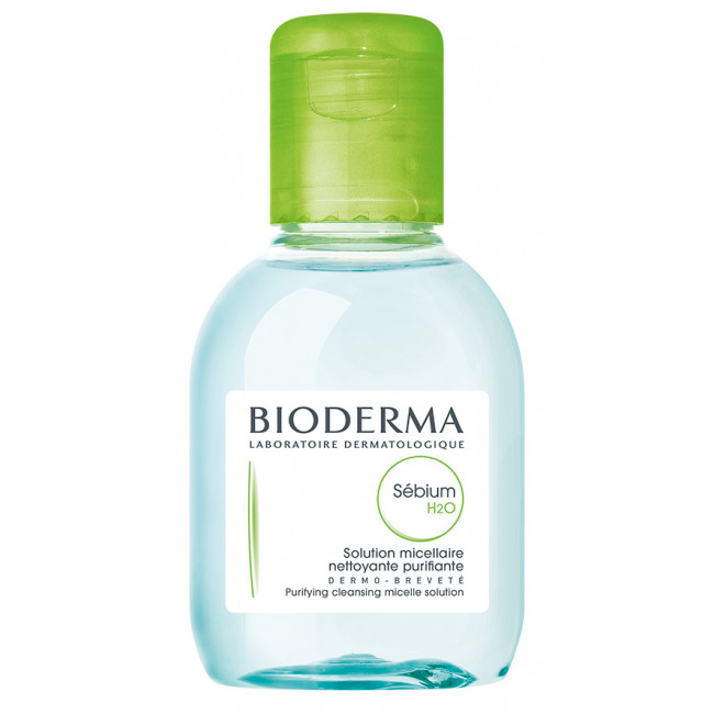 Bioderma sebium h2o agua micelar de limpieza facial para pieles con acné x 100 ml.