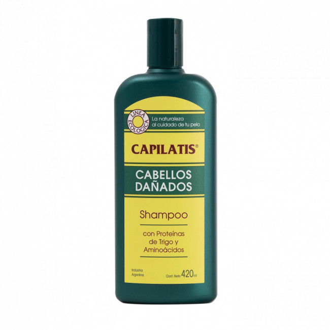 Capilatis ecológico shampoo cabellos dañados x 420 ml.