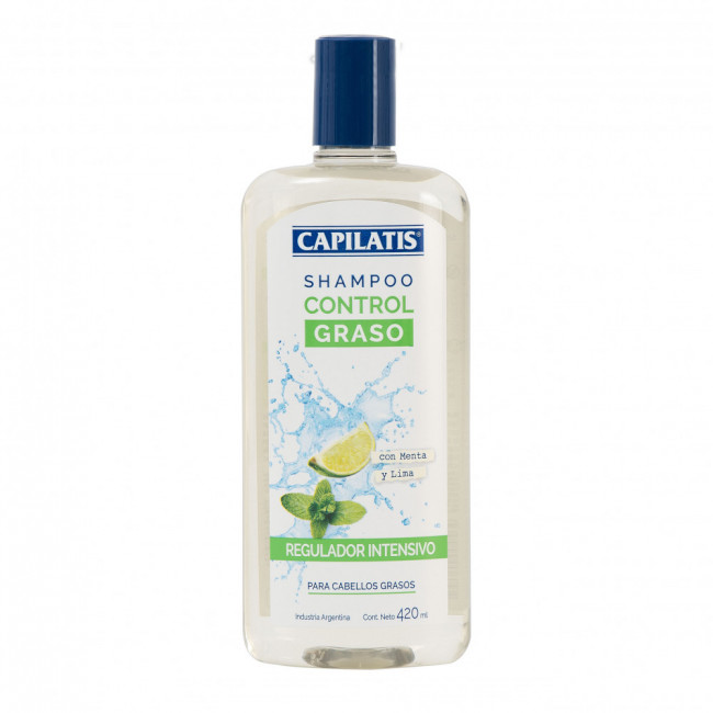 Capilatis shampoo control graso, regulador intensivo x 420 ml.