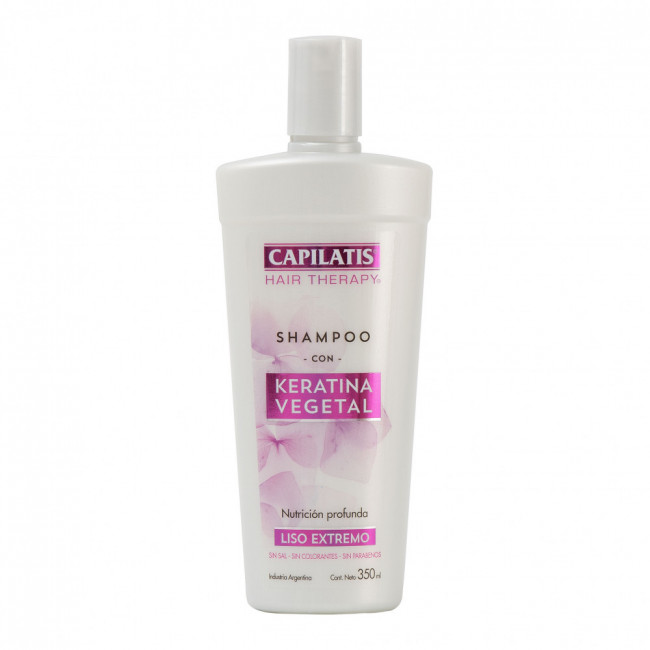 Capilatis keratina shampoo x 350 ml.