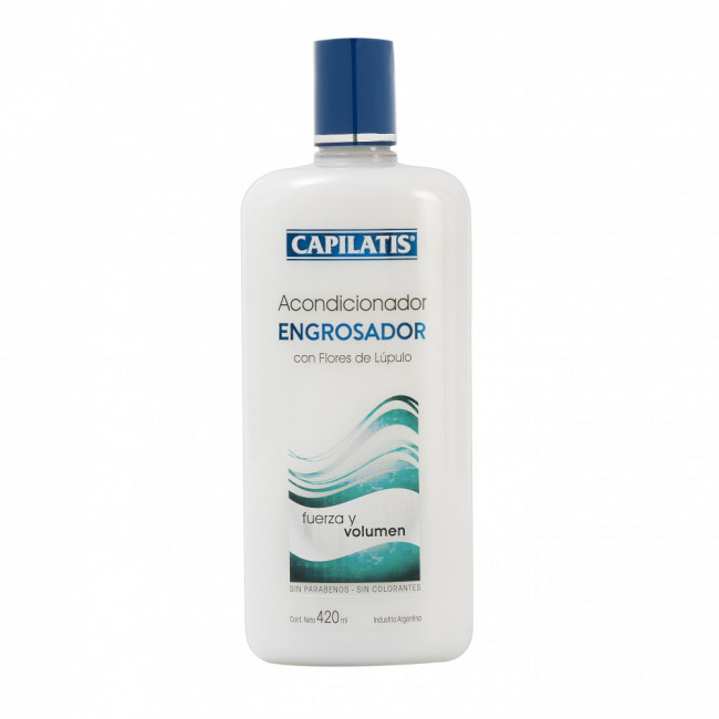 Capilatis engrosador acondicionador, fuerza y volumen x 420 ml.