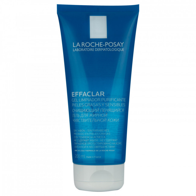 La roche posay effaclar gel de limpieza x 200 ml.