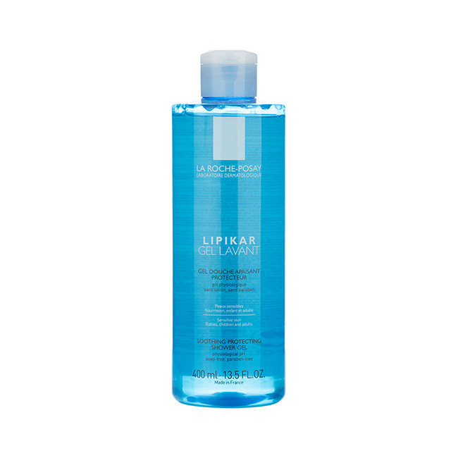 La roche posay lipikar gel lavant, limpieza en la ducha x 400 ml.