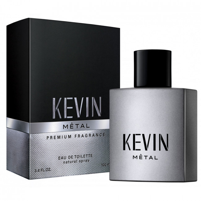 Kevin metal fragancia hombre edt con vaporizador x 100 ml.