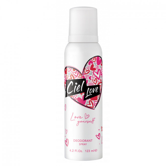 Ciel love desodorante aerosol mujer x 123 ml.