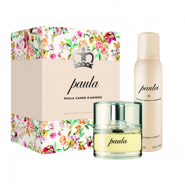 Paula estuche eau de parfum x 60 ml + desodorante x 123 ml, un perfume con una fragancia fresca e...