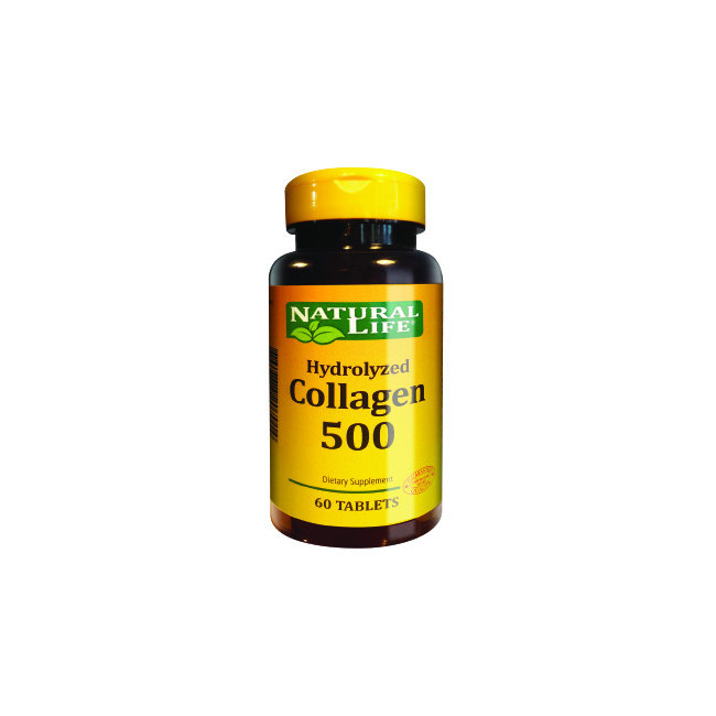 Natural life collagen 500 mg x 60 tabletas.