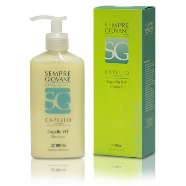 Sempre giovane capello vit new shampoo para cabellos debiles y caída x 200 grs.