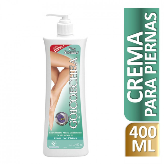 Goicoechea crema para piernas piel sensible x 400