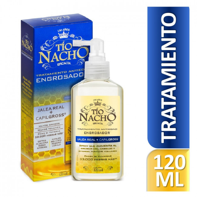 Tio nacho spray tratamiento engrosador x 120 ml.