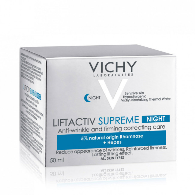 Vichy liftactiv supreme noche crema tratamiento antiarrugas y firmeza global para mujeres + 40...