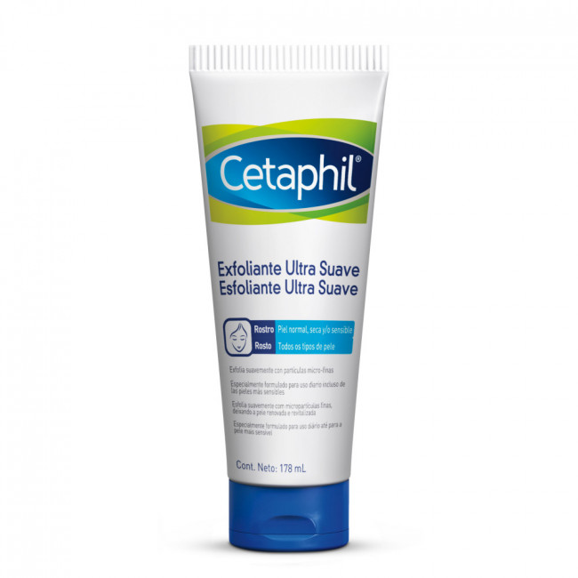 Cetaphil gel exfoliante de limpieza para rostro ultra suave x 178ml.