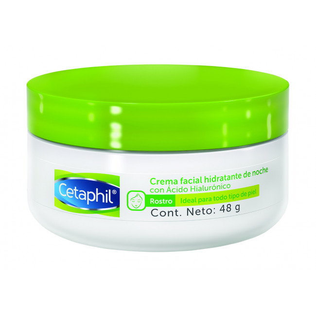 Cetaphil crema hidratante de noche para rostro x 48 grs