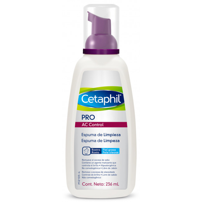 Cetaphil derma control espuma facial limpieza suave y profunda para pieles con tendencia al acné...