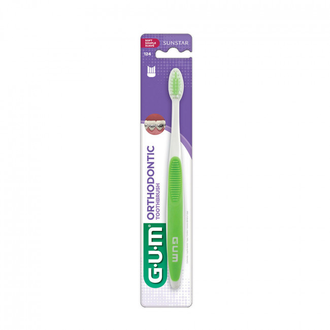 Gum cepillo dental 124 para ortodoncia 