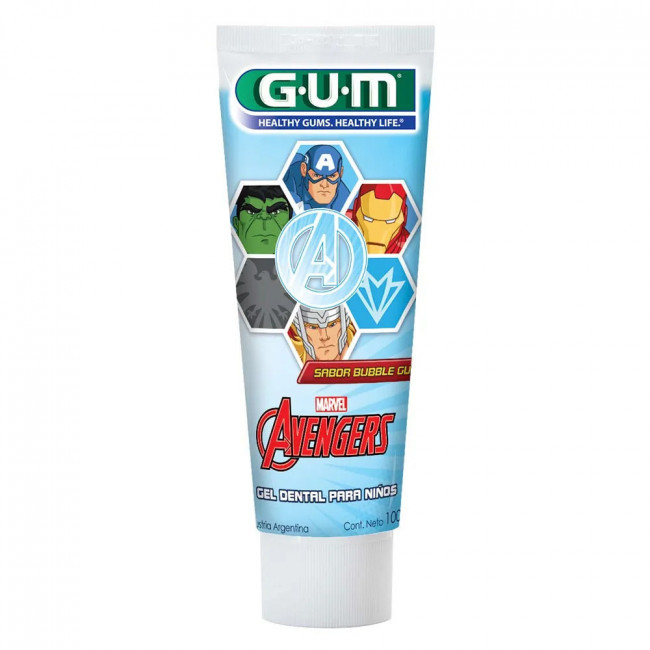 Gum pasta dental niños avengers x 100gr.