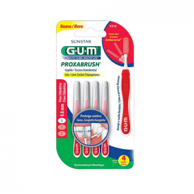 Gum interdental cilíndrico microfino 1314 x 4 unidades 