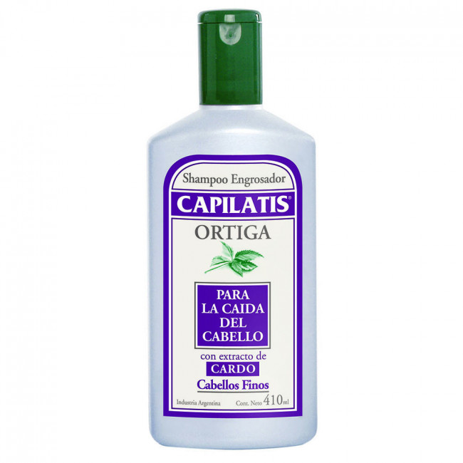 Capilatis ortiga-cardo shampoo para la caída del cabello x 410 ml.