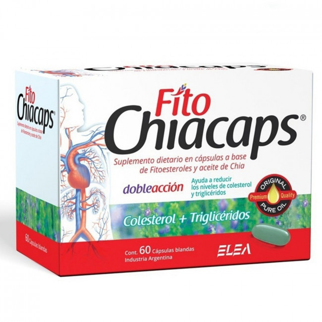 Fito chiacaps omega 3 + fitosteroles  x 60 cápsulas