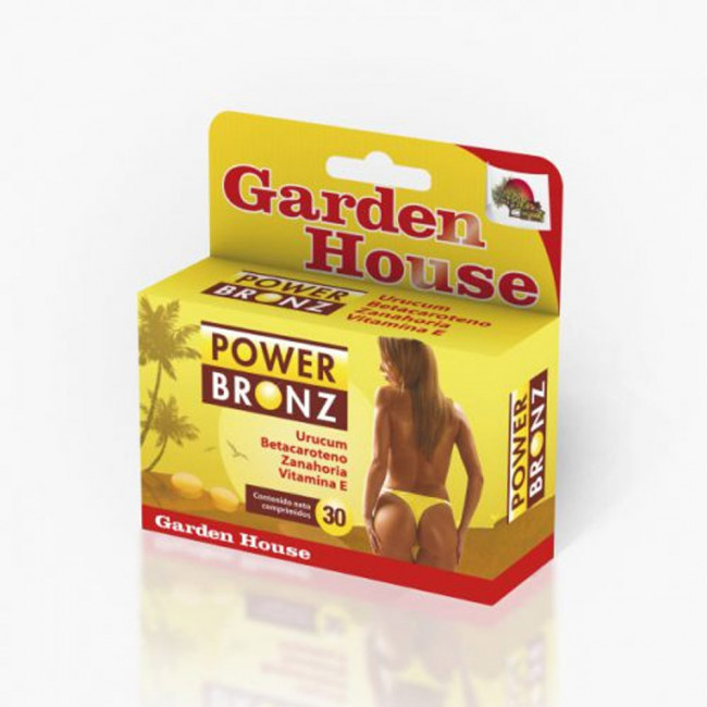Garden house power bronze x 30 comprimidos.