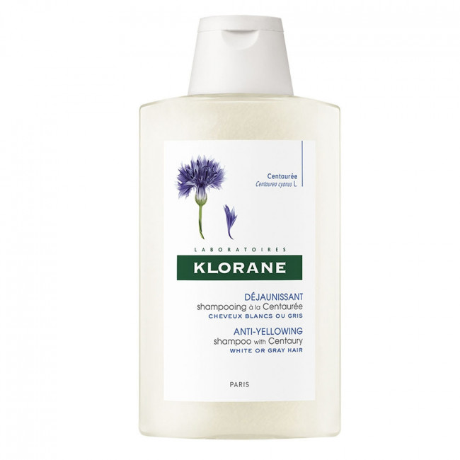 Klorane shampoo centauro, disminuye el amarilleo  x 400ml.
