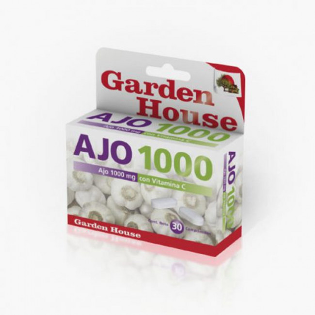 Garden house ajo 1000 X 30 x comprimidos.