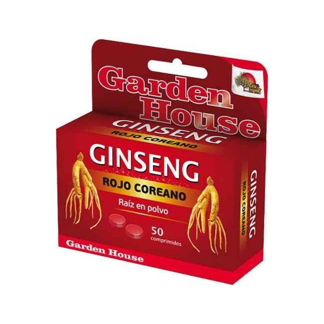 Garden house ginseng rojo x 50 cápsulas. 