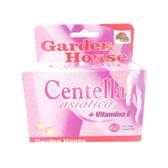 Garden house centella asiática 50 mg  x 60 comprimidos.
