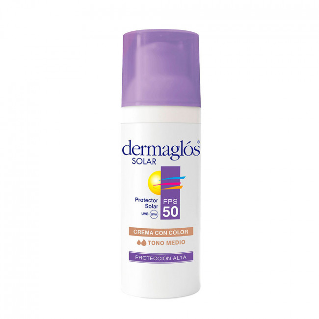 DERMAGLOS FPS50 Facial Dermo Tono Medio CR 50 GRS