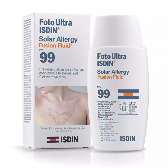 Isdin fotoprotector factor 99 fusion fluido allergy x 50 ml.