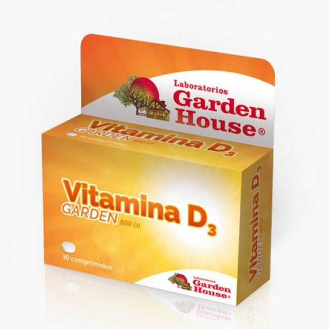 Garden house vitamina d3 comprimidos x 30