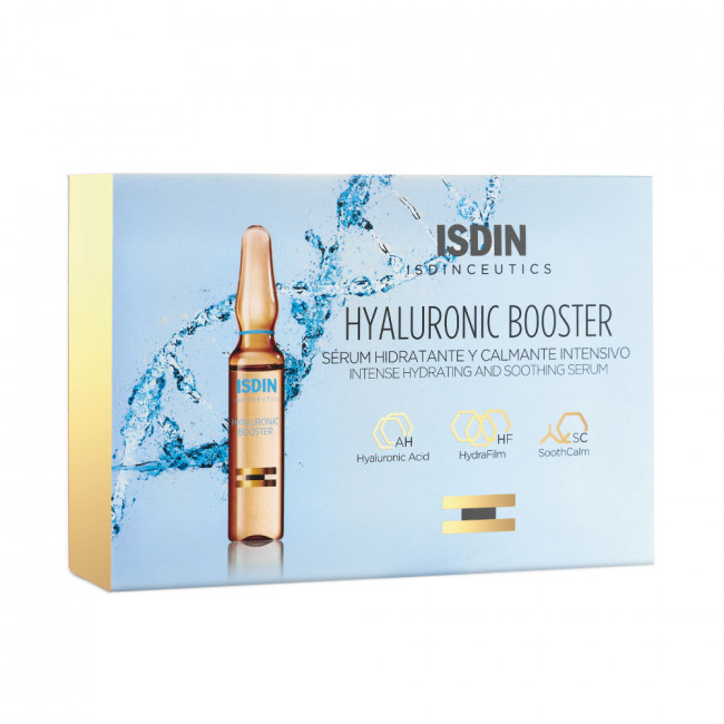 Isdinceuticals hyaluron tratamiento hidratante y calmante intensivo x 5 ampollas.