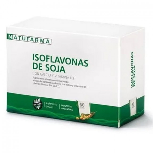 Natufarma isoflavonas, preventivo en casos particulares como en manifestaciones menopáusicas,...