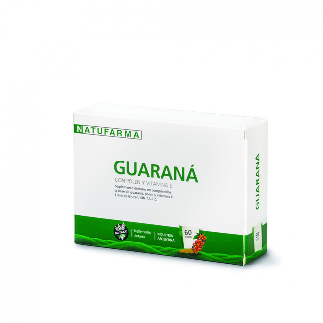 Natufarma guarana x 60 comprimidos.