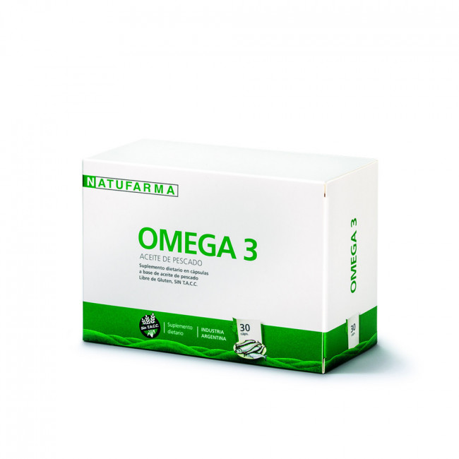 Natufarma omega 3, contribuye a normalizar los niveles de los triglicéridos y del colesterol x 30...