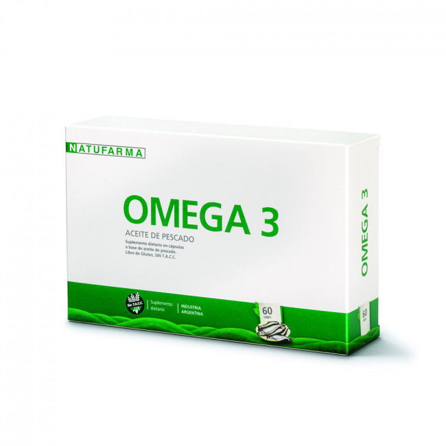Natufarma omega 3, contribuye a normalizar los niveles de los triglicéridos y del colesterol x 60...