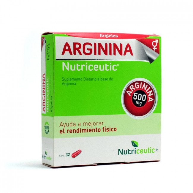 Arginina suplemento dietario nutriceutic cápsulas x 32.